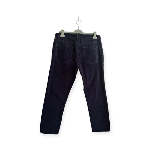 Gap 1969 Sexy Boyfriend Corduroy Pants,  Size 31, Stretch Cord, Navy Uniform - Picture 2 of 9